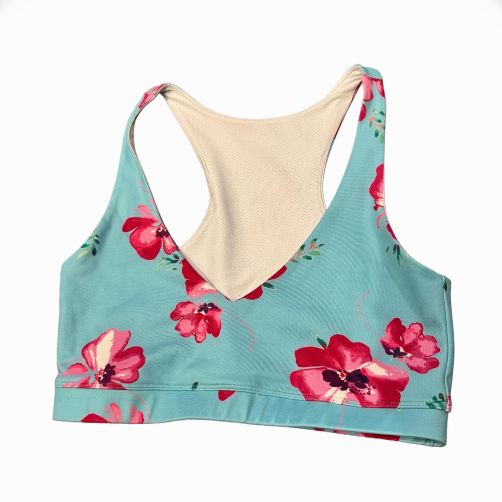 LoveShackFancy Floral Sports Bra Love Shack Fancy